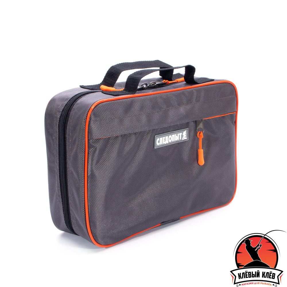 Сумка рыболовная &quot;СЛЕДОПЫТ&quot; Module Bag 30, 30х20х10 см, цв. серый + 2 коробки Luno 20/4/