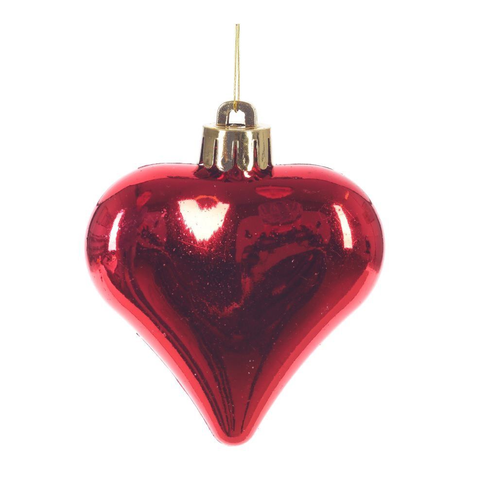 GAEM Набор из 6шт Украшение новогоднее “Сердце”, L16 W2,5 H10,5 см