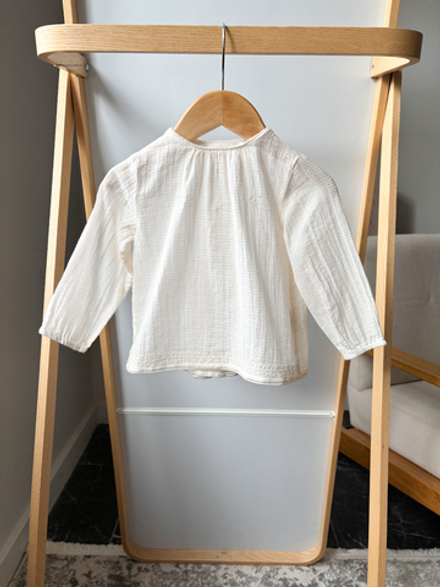 Хлопковая блузка Zara, 74