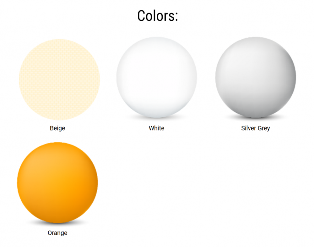 Стол пластиковый Siesta Contract Mango Alu, оранжевый