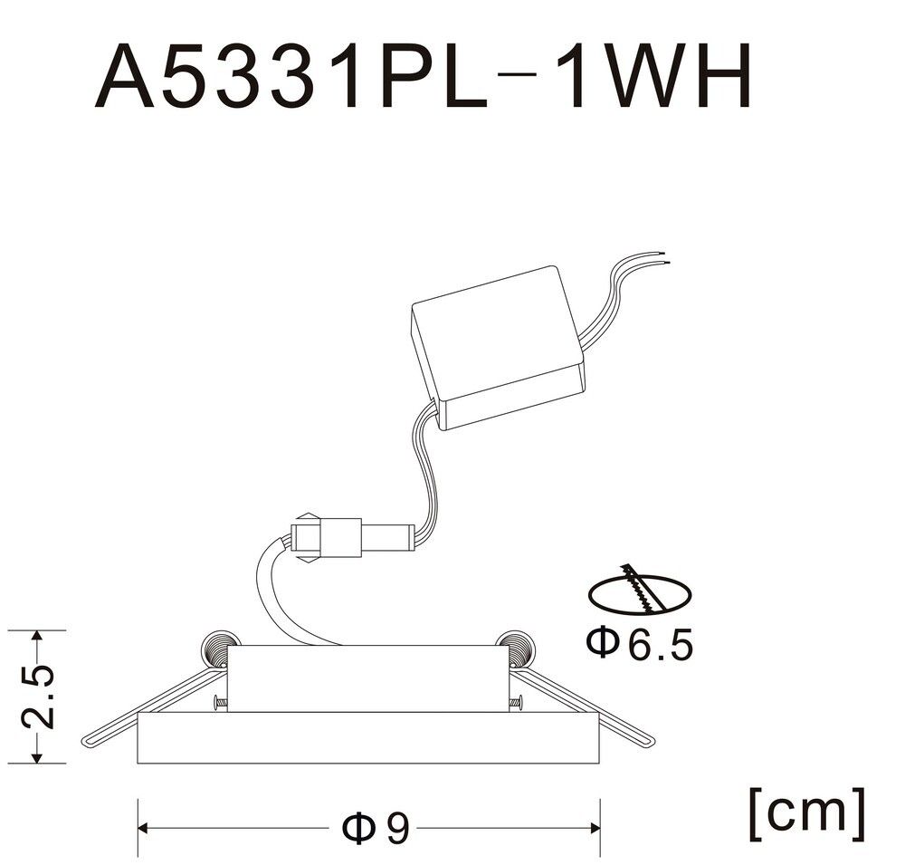 Точечный встраиваемый светильник Arte Lamp