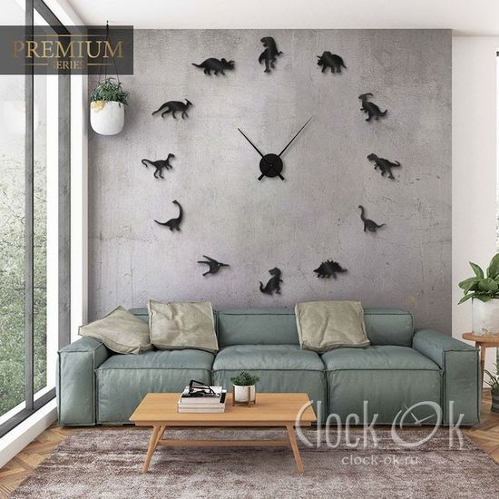 Настенные 3D часы Dino