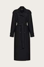 ТРЕНЧКОТ ИЗ ЧЕРНОЙ ШЕРСТИ