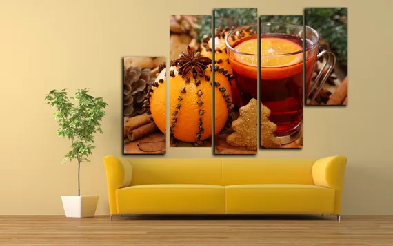 Модульная картина "Вкус Рождества"