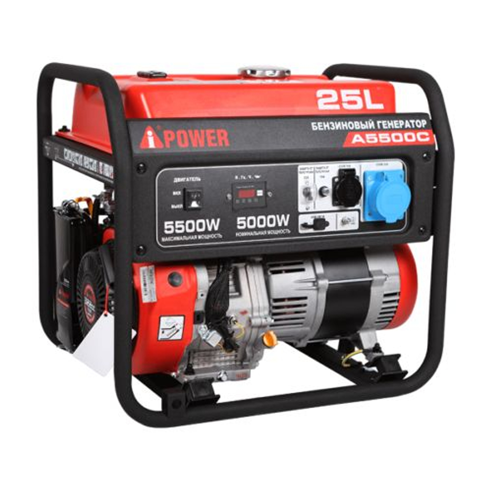 Бензиновый генератор A-iPower A5500С 5кВт, 230В/50Гц