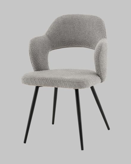 Стул Роккиана букле светло-серый