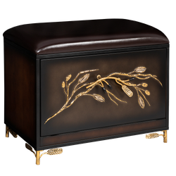 Банкетка Oliva Branch (Олива Бранч) Каштан Амбер