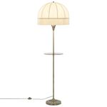 Citilux Базель CL407931T Торшер бронза со столиком и бежевым абажуром