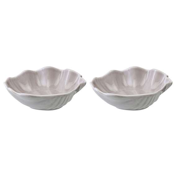 Набор из 2 салатников cockle серого цвета из коллекции sea treasures