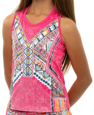 Футболка для девочки Lucky in Love Pretty in Ink Tank - Pink