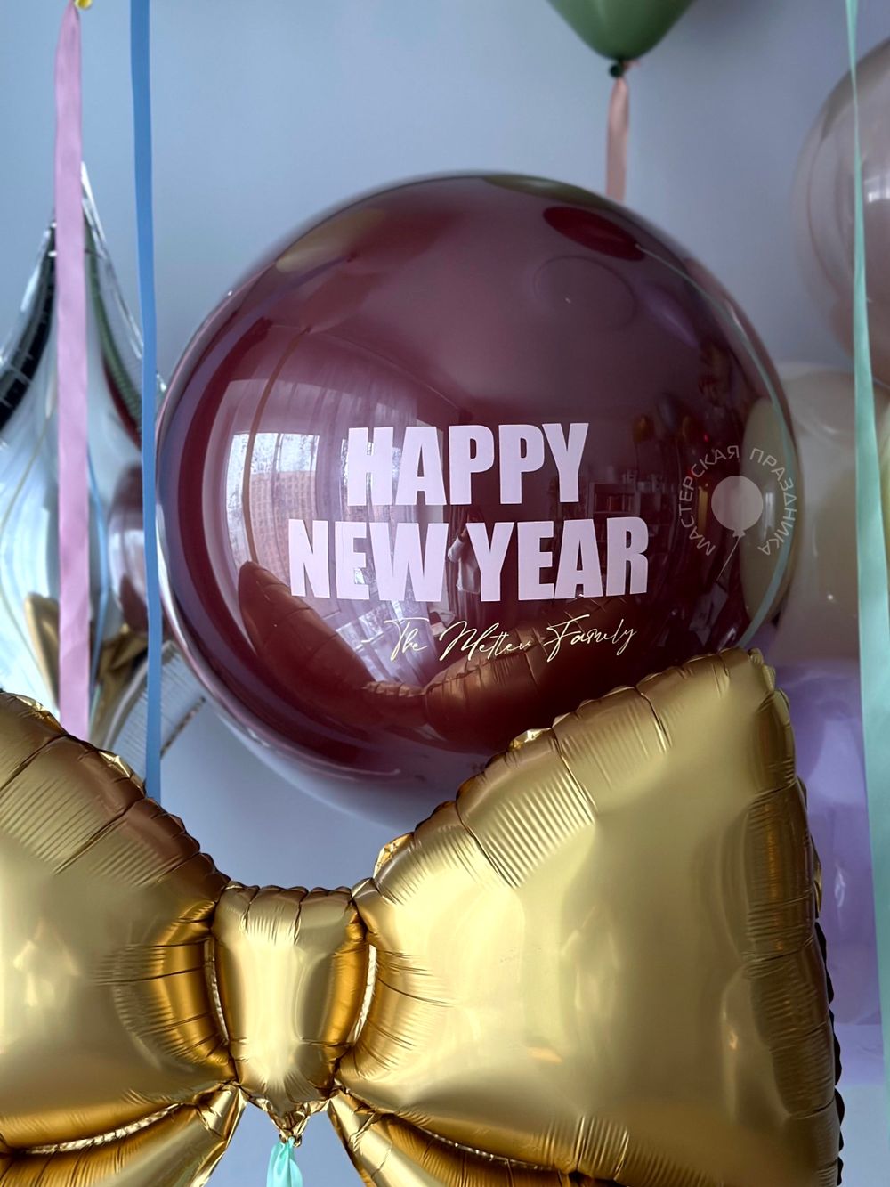 Воздушные шары Новый Год №8904  Изображение2
