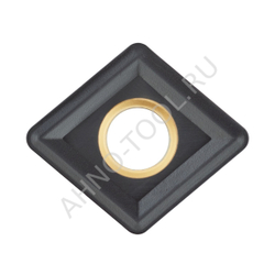 Пластина твердосплавная ISO CNMG120412-KMA ACK10E AHNO по чугуну, чистовая