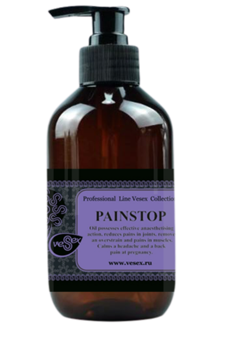 Расслабляющее масло для массажа от боли и напряжения /  PainStop