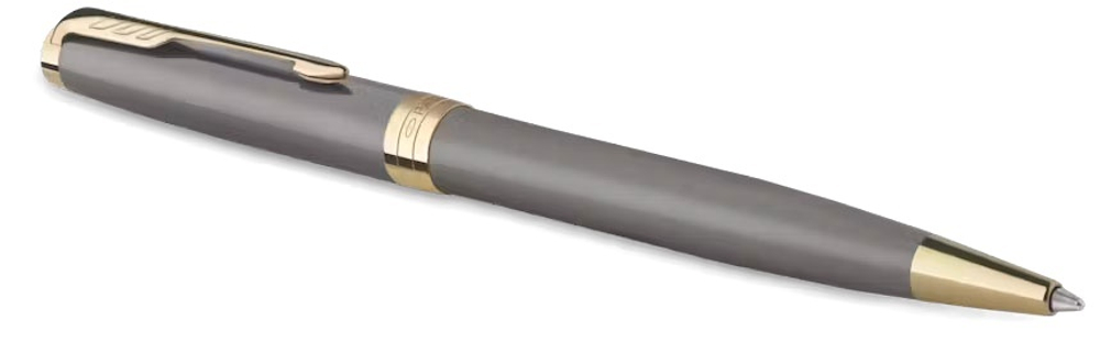 Parker Sonnet Grey Core GT - Ручка шариковая черная M, подарочная упаковка