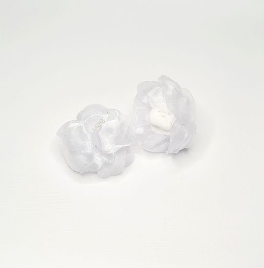 Школьный бант для волос на резинке, с бусинками, 2 шт.