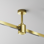 Крепление потолочное Short 78мм с прямым коннектором питания Maytoni FLARITY TRA156C-IPC1-BS