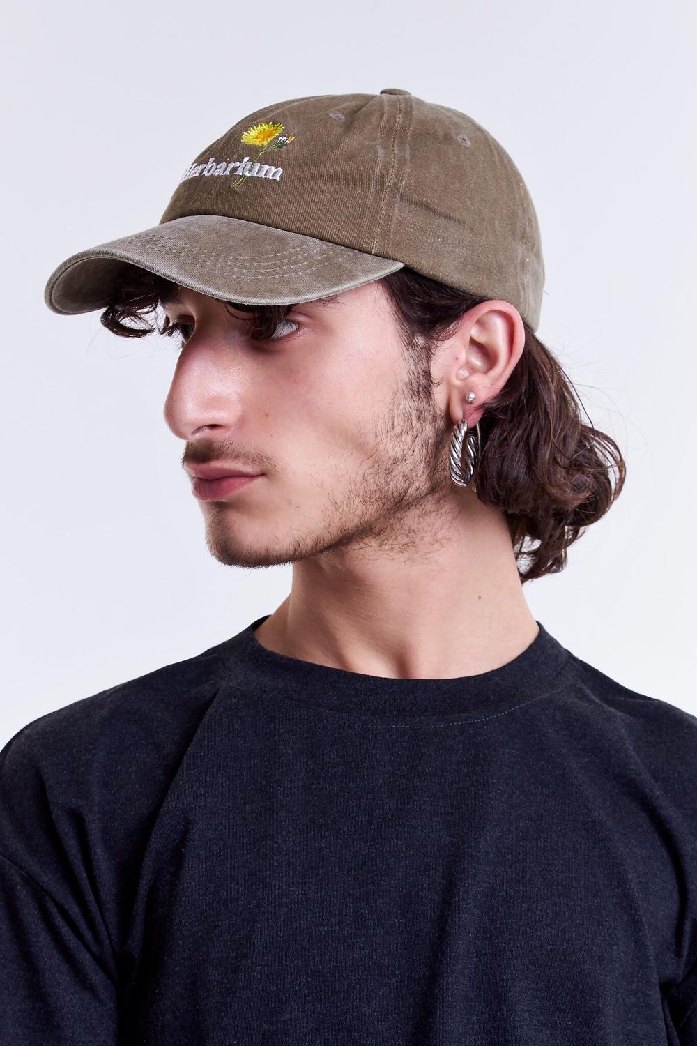 Кепка Гербарий Одуванчик Коричневая