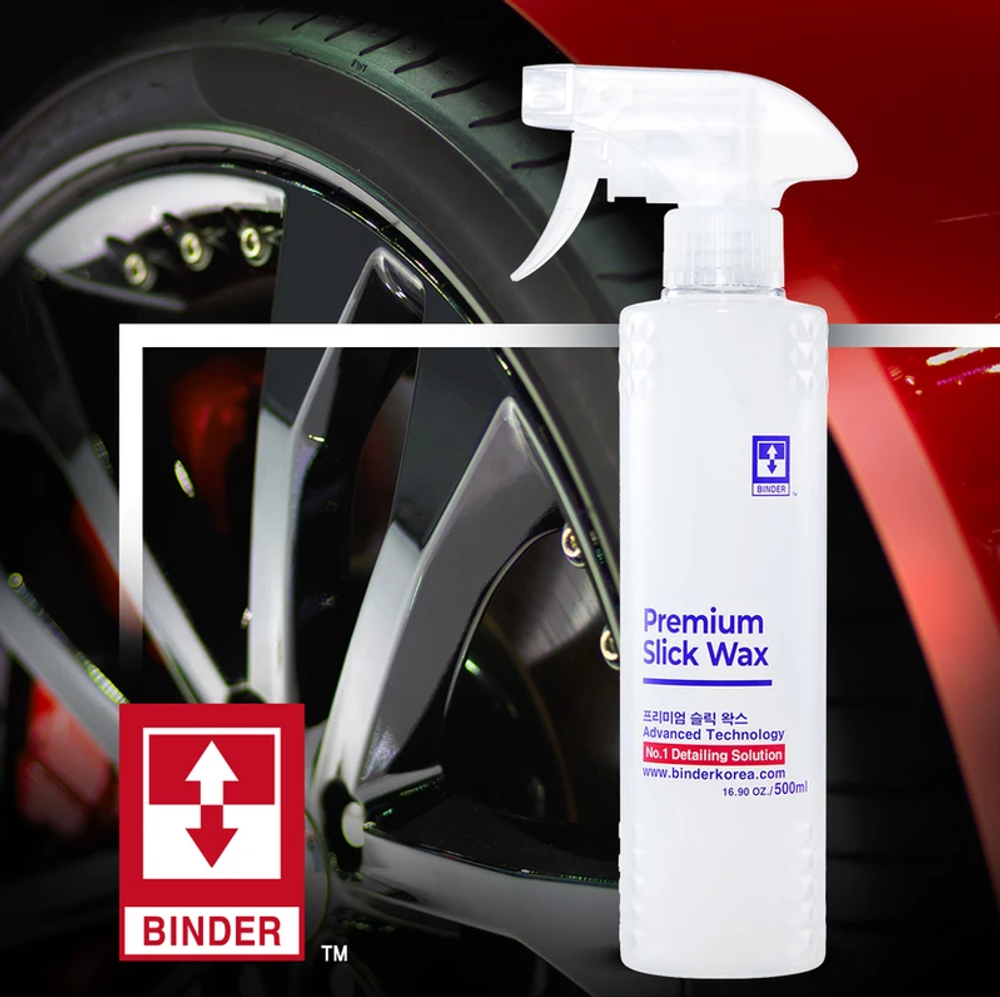 BINDER Premium Slick Wax Синтетический жидкий воск с антистатиком  500мл