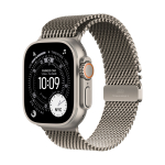 Apple Watch Ultra 3 (2025), 49 мм корпус из титана цвета «Natural», ремешок Titanium Milanese Loop размера L цвета «Natural»