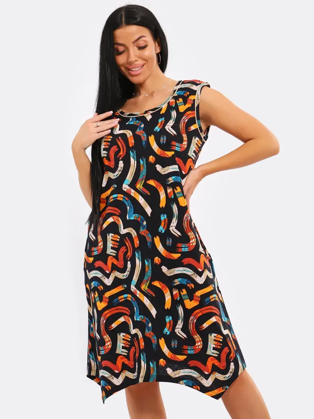 Платье хлопок большие размеры