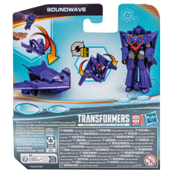 Hasbro Transformers EarthSpark/ раскладная фигурка Soundwave/ артикул F6229 F6714 / GTIN 5010996195692