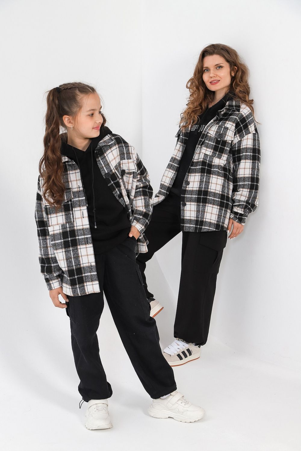 Рубашка для девочки Квадро-1 Виотекс ЧЁРНЫЙ