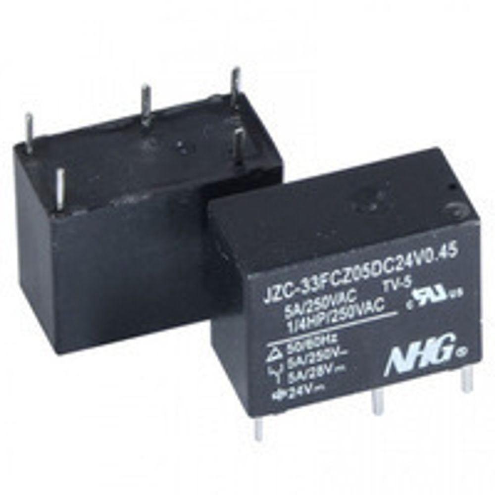 Реле электромагнитное JZC-33FCS05DC24V0.45