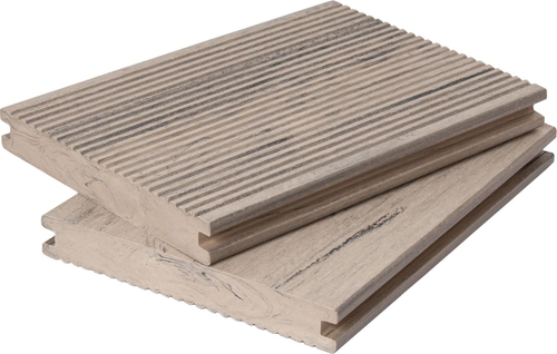 Террасная доска POLIVAN DENPASAR MixColor полнотелая бежевая