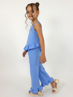 02-147-4 Комплект для девочки (туника+брюки)