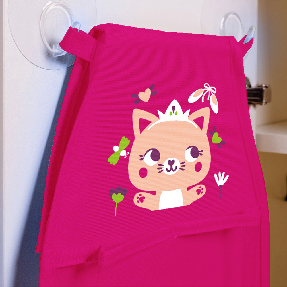 Набор для детского сада: кармашек, коврик, мешок. Кошечка балерина