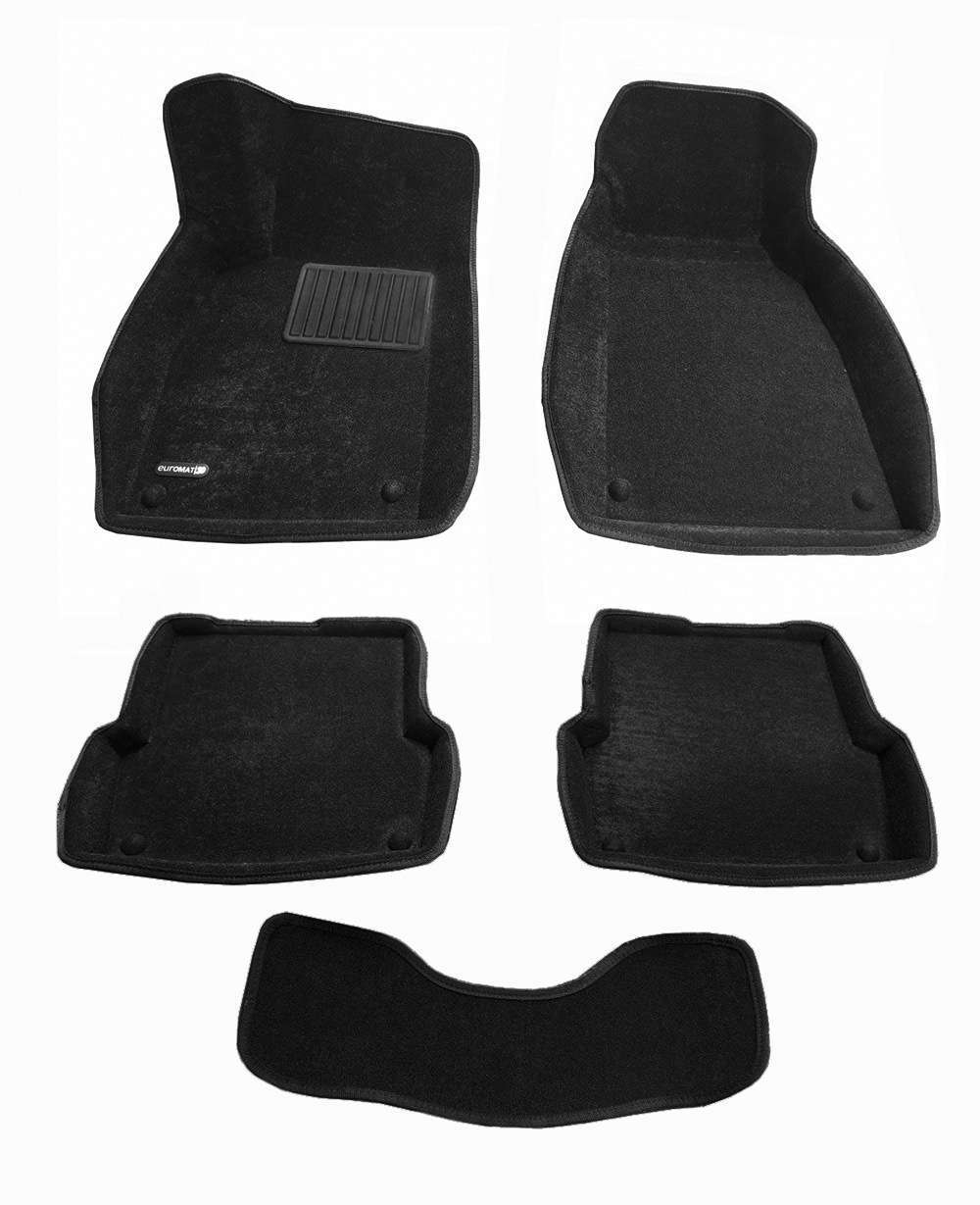 Коврики салона для AUDI A6 (2004-2008) Euromat 3D Business черные. Арт. EMC3D-001109