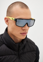 Спортивные очки 720armour Alpha / Matte Black / Matte Lush Chartreuse Temple / Platinum Grey Ti Lens
