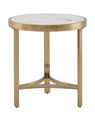 Журнальный столик Адриана 50*50 см светлая керамика