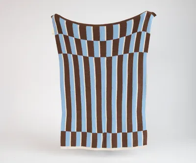 Плед в полоску, 170х120см