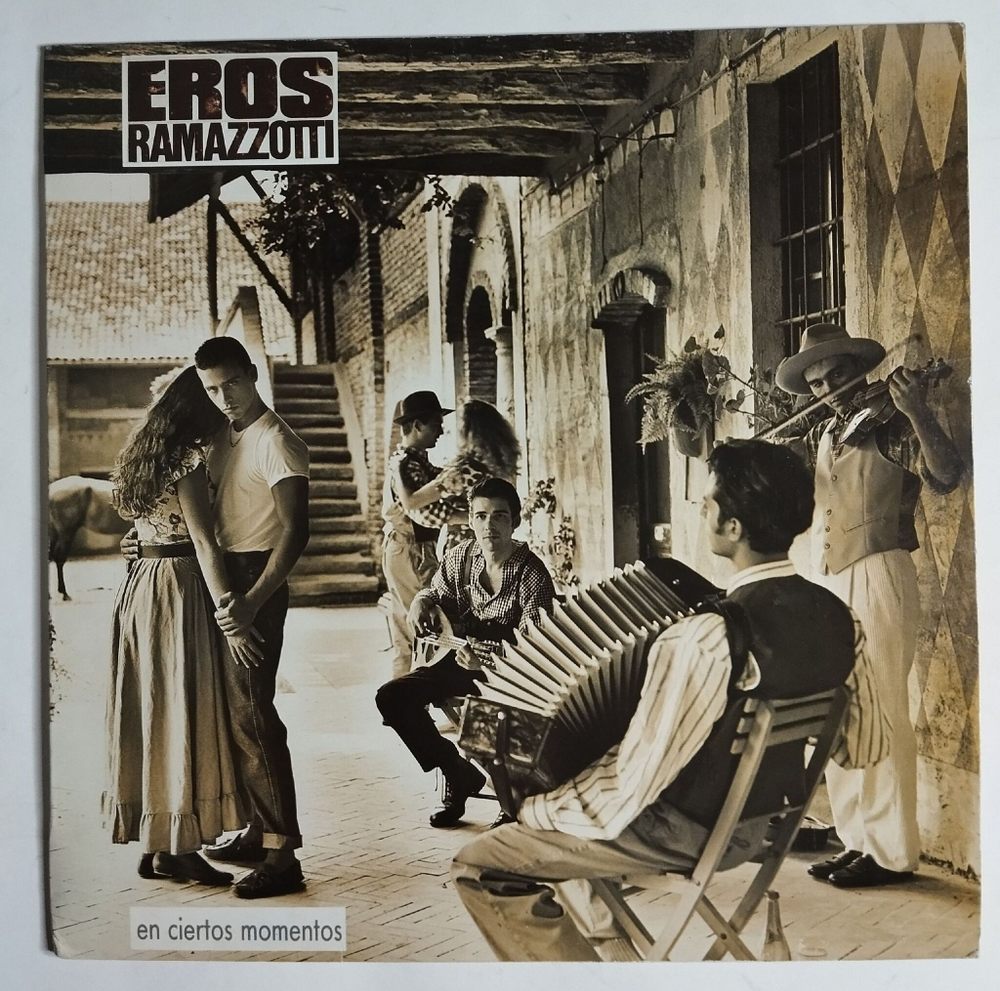 Винтажная виниловая пластинка LP Eros Ramazzotti En Ciertos Momentos (Spain 1987)