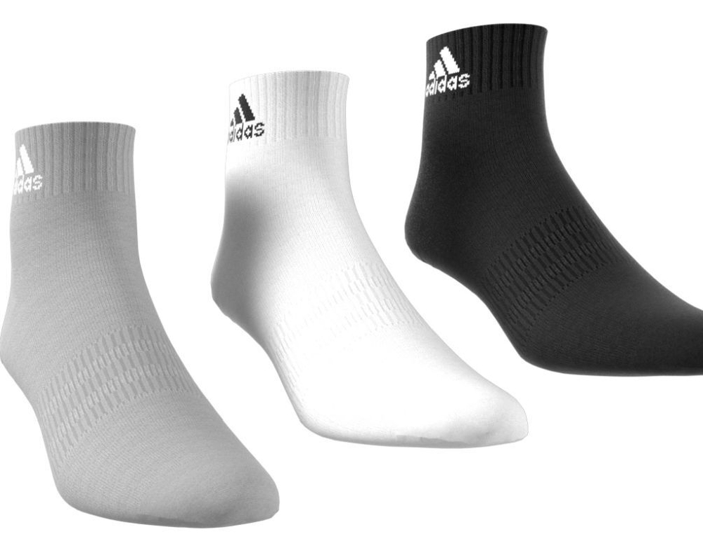 Теннисные носки Adidas Cushioned Sportswear Ankle 3P - разноцветный
