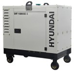 Электростанция дизельная с воздушным охлаждением HYUNDAI DHY 16000SE-3 в кожухе