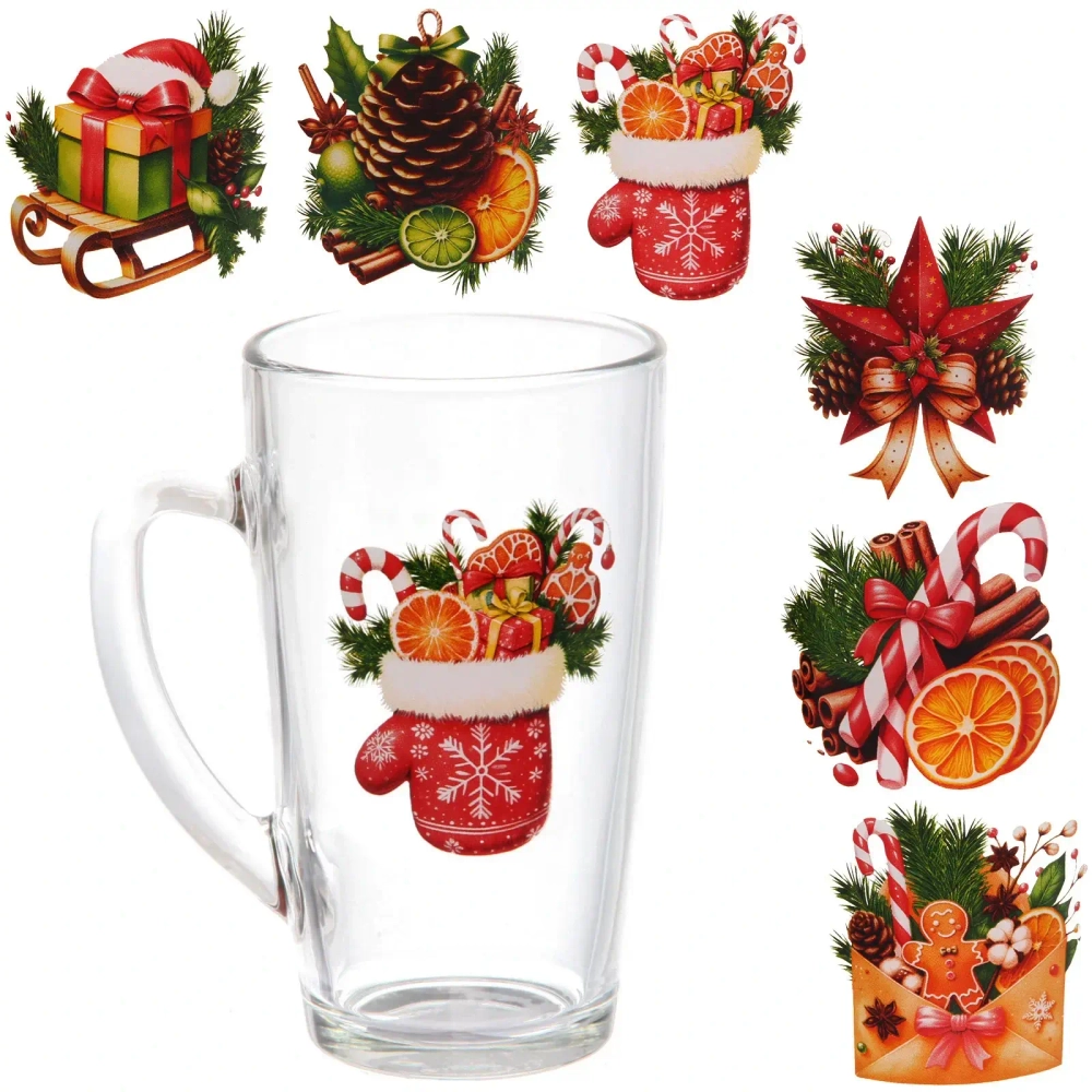 Кружка 400мл «Зимняя фантазия» 6 видов