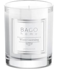 Морозное утро, ароматическая свеча, Bago home