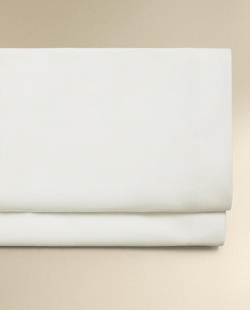 Zara Home - Простыня из ситца (500 нитей), белый, 210x280 см