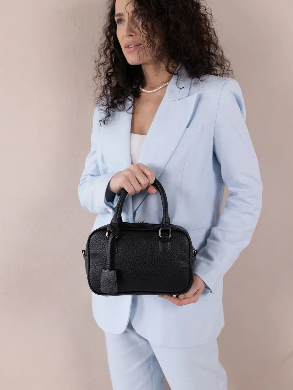 Сумка через плечо маленькая с двумя ручками