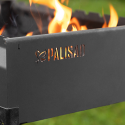Мангал сварной, 605 х 375 х 138/640 мм, сталь 2 мм, Camping Palisad