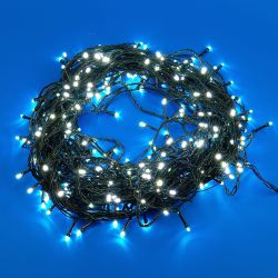 ULD-S10000-1000-DGA WHITE IP20 Гирлянда светодиодная. 100м. 1000 светодиодов. Белый свет. Провод зеленый. ТМ Uniel