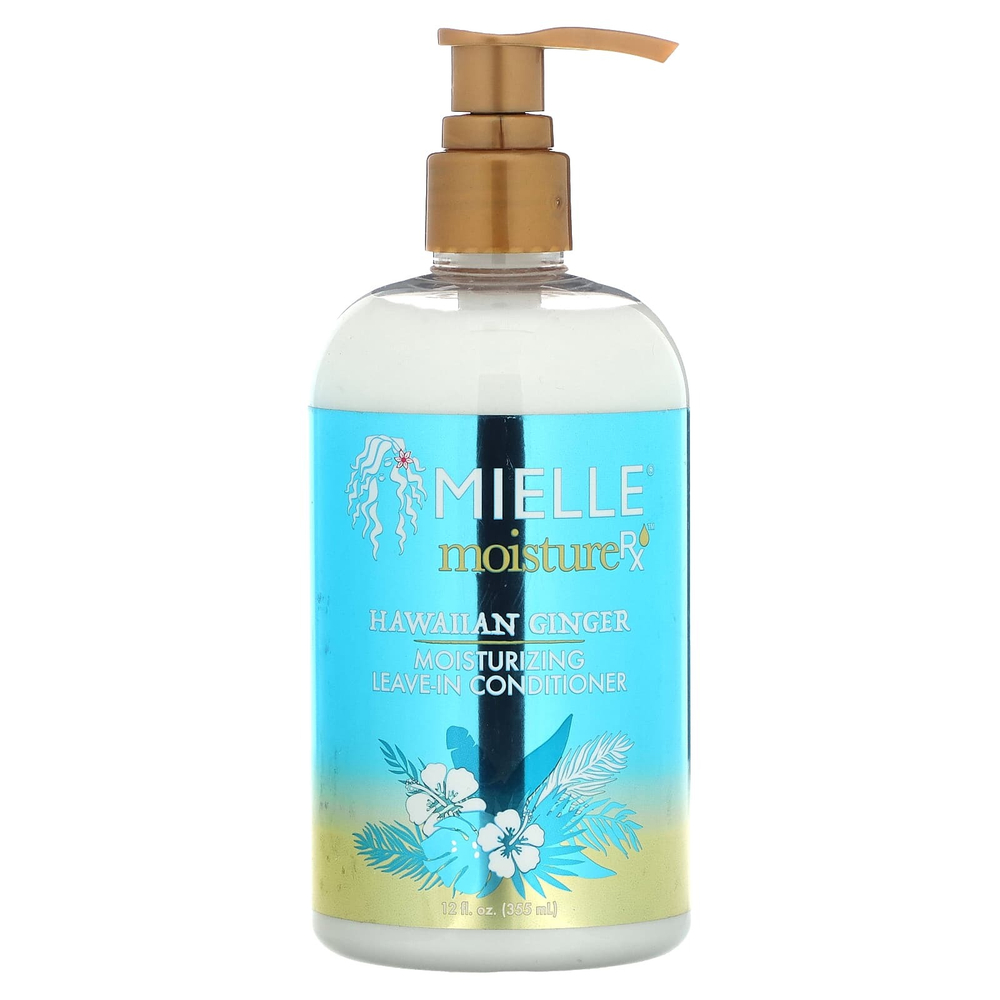 Mielle, Moisture RX, увлажняющий несмываемый кондиционер, гавайский имбирь, 355 мл (12 жидк. унц.)