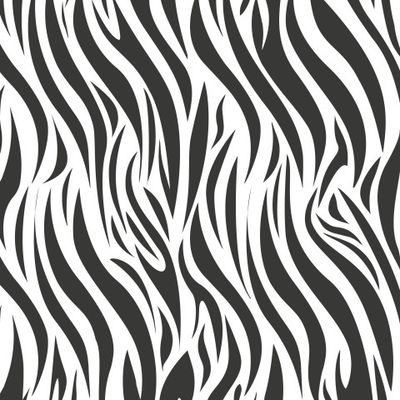 Зебра. Черно-белый анималистичный узор
