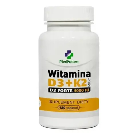 Medfuture Витамин D3+K2 MK-7 Forte - 120 таблеток
