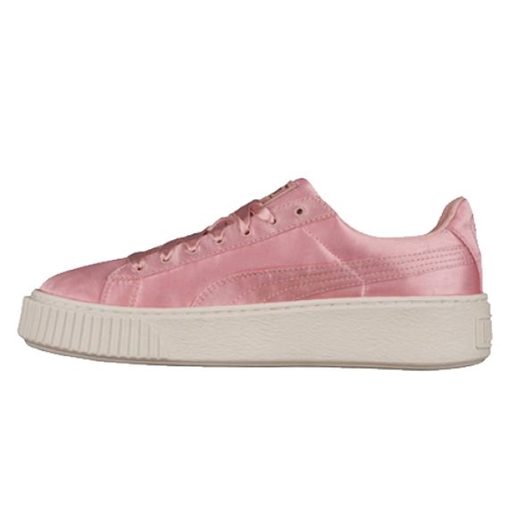 PUMA Basket Platform Satin Creepers Shell