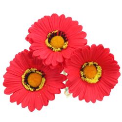 GAEM Цветы искусственные "Букет Гербер" (Real Touch), L12 W12 H33 см