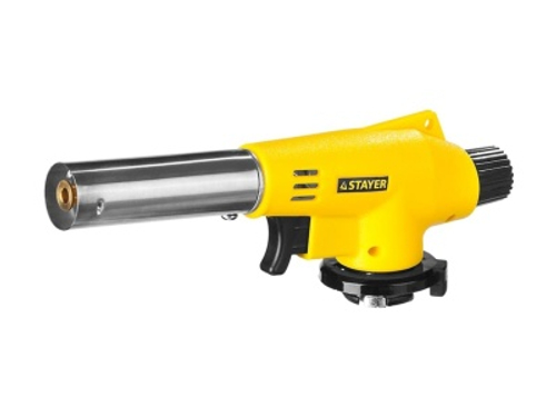 Горелка газовая с пьезоподжигом на цанговый баллон STAYER MaxTerm MG200