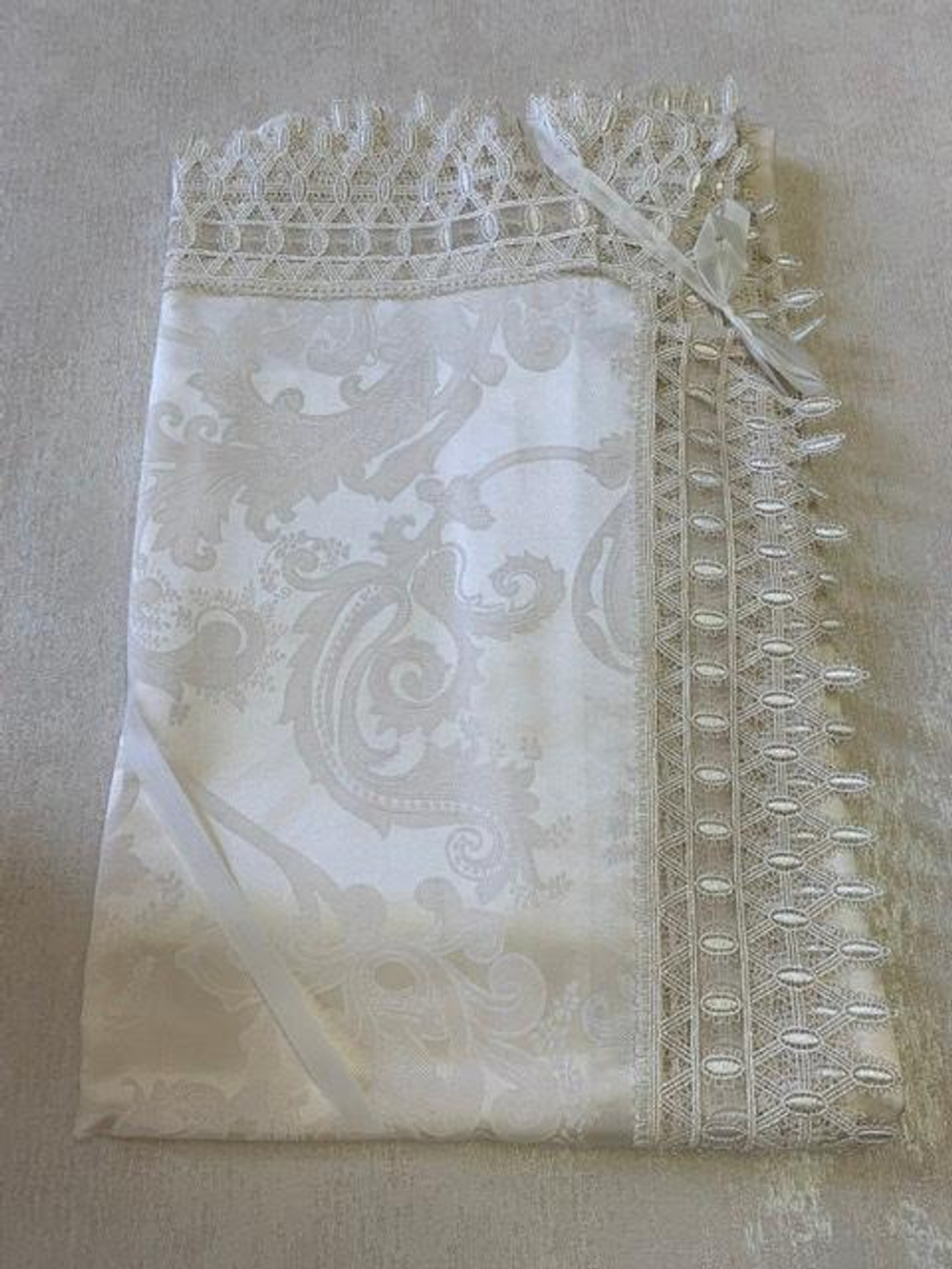 Скатерть 170х280 и 12 салфеток Gamba 9887СК Panna шампань